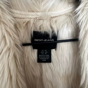 DKNY Jeans Faux Fur Vest